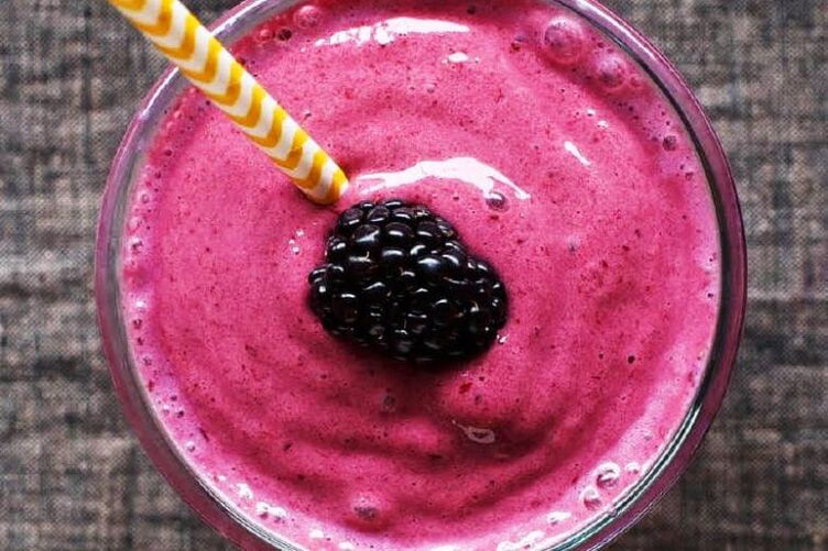 red fruit smoothie to lose weight