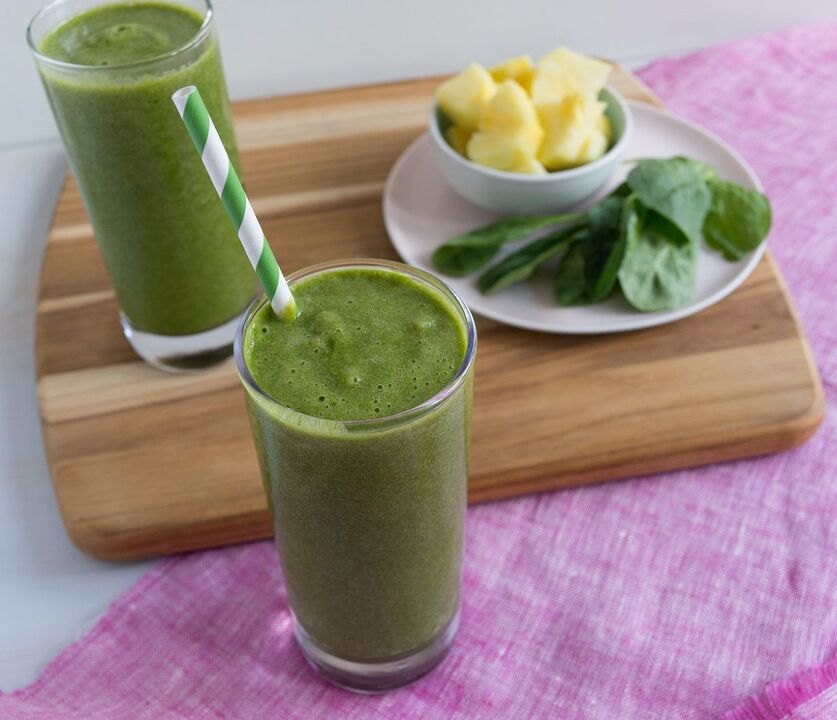 spinach and pistachio smoothie to lose weight