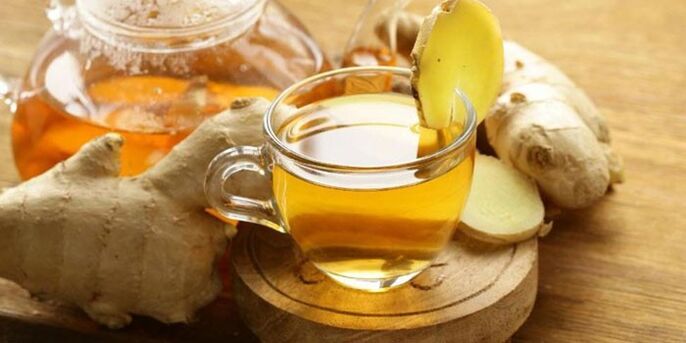 Ginger with lemon
