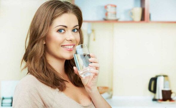 Drink water during the day.
